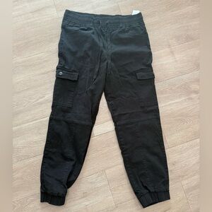 Black Cargo Jogger Pants size 11-12